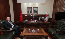 AFAD İl Müdürlüğü görevine atanan Aslan Mehmet Çoşkun'dan Vali Aksoy'a ziyaret