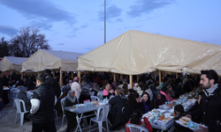 Alpu sakinleri Ramazan bereketini iftar sofrasında paylaştılar