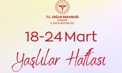 Eskişehir İl Sağlık Müdürlüğü "18-24 Mart Yaşlılar Haftası" etkinlik programını açıkladı