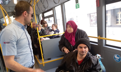 Eskişehir'de belediye otobüsü şoföründen örnek davranış