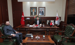 BEBKA Genel Sekreter Vekili Sabri Bayram'dan Vali Aksoy'a ziyaret
