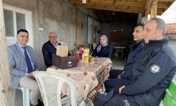 Mahmudiye Kaymakamı Semanur Kalkan şehit ailelerini ve gazileri ziyaret etti