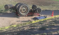 Eskişehir'de acı kaza: 73 yaşındaki şahıs, devrilen traktörün altında kalarak can verdi