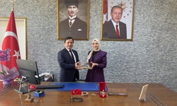 Ata Silah Sanayi A.Ş Stratejik İlişkiler Müdürü Akkoç'tan Kaymakam Kalkan'a ziyaret