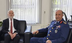Muharip Hava Kuvvetleri Komutanı Yaşar Bildirici ile bir araya geldi