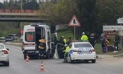 Çevreyolu'nda trafik kazası: Motosiklet sürücüsü yaralandı