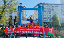 Ulusal kanser haftasında LÖSEV'den Eskişehir'de farkındalık yürüyüşü