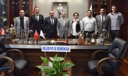 Belediye İş'ten Başkan Ataç'a ziyaret