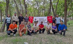 Eskişehirli doğa tutkunları Karalayalar bölgesinde yürüyüş yaptı