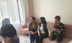 AK Parti Odunpazarı kadın Kolları engelli vatandaşları ziyaret etti