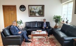 Eskişehir Cumhuriyet Başsavcı Vekilinden Tepebaşı Kaymakamına ziyaret