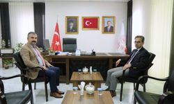 Eskişehir Cumhuriyet Başsavcısı Vekili Mehmet Özel, Orhan Bayrak bir araya geldi