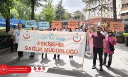 İl Sağlık Müdürlüğünden farkındalık yürüyüşü