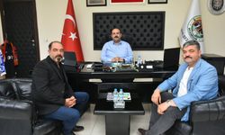 Kayı Boyu Dernek Başkanı Başkan Hamamcı'ya ziyaret