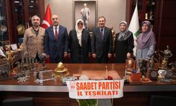 Saadet Partisi İl Başkanı Fesih Bingöl'den Başkan Ataç'a ziyaret