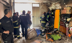 Eskişehir'de korkutan yangın: Garaj alevlere teslim oldu