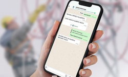 OEDAŞ tüketicileriyle WhatsApp üzerinden yazışıyor