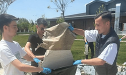Öğrenciler Yaşam Park’ta çevre temizliği yaptı