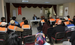 Belediye çalışanlarından Başkan Hamamcı'ya teşekkür ziyareti