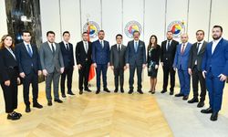 TOBB Eskişehir Genç Girişimciler Kurulundan, Türkiye Odalar ve Borsalar Birliği Başkanına ziyaret