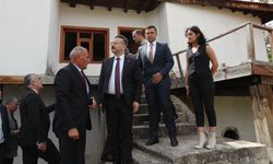 Vali Aksoy Arifoğlu Konağı'nda incelemelerde bulundu