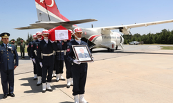 Hava Pilot Albay Gökhan Özen'in naaşı Eskişehir'e ulaştı