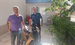 Eskişehir'de çalıntı motosikleti polis sahibine teslim etti