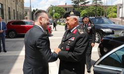 Jandarma Genel Komutanı Orgeneral Arif Çetin, Vali Aksoy'u ziyaret etti