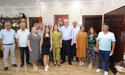 Türkiye Muhtarlar Derneğinden Başkan Kurt'a ziyaret