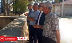 İl Sağlık Müdüründen Osmaniye Muhtarı Ali Öztürk'e ziyaret