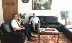 Manisa Cumhuriyet Başsavcısından Tepebaşı Kaymkamına ziyaret