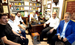 Gürhan Albayrak Halil İbrahim Sarıkaya'yı ziyaret etti