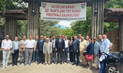 İYİ Parti Genel Başkan Yardımcısı Hakan Şeref Olgun Nartlanı Toy Künü Festivali'ne katıldı