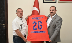 Eskişehir Demirspor Başkanı Hünerliler'den Başkan Hamamcı'ya ziyaret