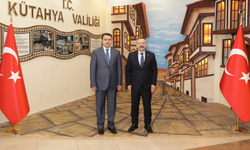 Eskişehir Valisi Hüseyin Aksoy'dan Kütahya Valisi Musa Işın'a ziyaret