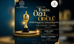 STEM Kategorisi eTwinning Türkiye birincisi Eskişehir’den!