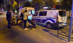 Eskişehir'de yolun karşısına geçmeye çalışan kadına motosiklet çarptı