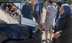 Eskişehir'de ehliyetsiz sürücü otomobile çarptı: 1 yaralı