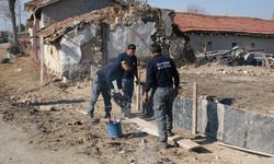 Sivrihisar Mahallesi'nden yangın mağduru aileye destek