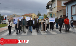 Sivrihisar'da diyabet farkındalığı için anlamlı yürüyüş