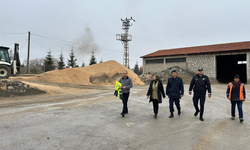 Kaymakam Kalkan kış tedbirleri için çeşitli görüşmeler yaptı