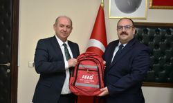 AFAD İl Müdürü Çoşkun ve Başkan Hamamcı bir araya geldi