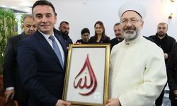 Başkan Dökmeci Diyanet İşleri Başkanı Ali Erbaş'la bir araya geldi