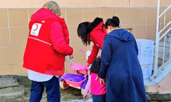 Eskişehir'de miniklere yapılan bisiklet bağışı, yüzleri güldürdü