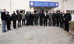 İl Emniyet Müdürü Seyitgazi ilçe emniyet amirliği ve polis noktalarını ziyaret etti