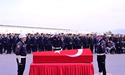 Geçirdiği kalp krizi sonucu hayatını kaybeden polis memuru için tören düzenlendi