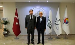 Başsavcı Üzeyir Karakülah'tan ETO Başkanı Metin Güler'e ziyaret