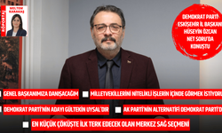 Demokrat Parti Eskişehir İl Başkanı Özcan: “Şehir sadece Ayşe Ünlüce’nin koşturması ile gitmez”