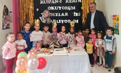 Sivrihisar'da minikler Kur’an-ı Kerim okumaya geçmenin sevincini yaşadı