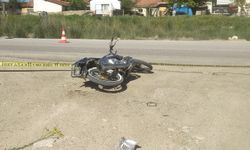 Komşuda taş duvara çarpan motosiklet sürücüsü yaralandı